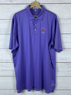 Peter Millar Polo Mens XL Summer Comfort Golf shirt Kiawah Ocean course Skulls